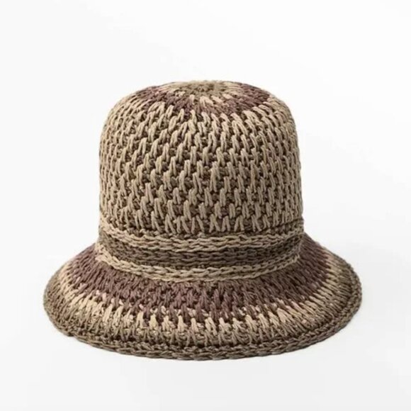 NWT ZARA BRAIDED BUCKET HAT main image 4